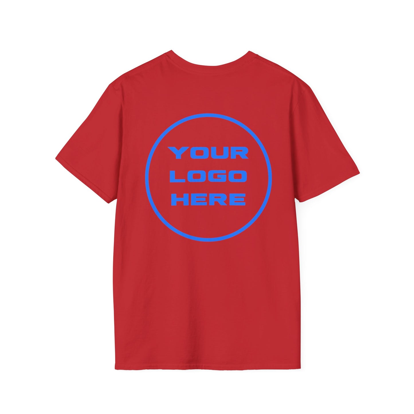 Custom Logo T-Shirt Front & Back