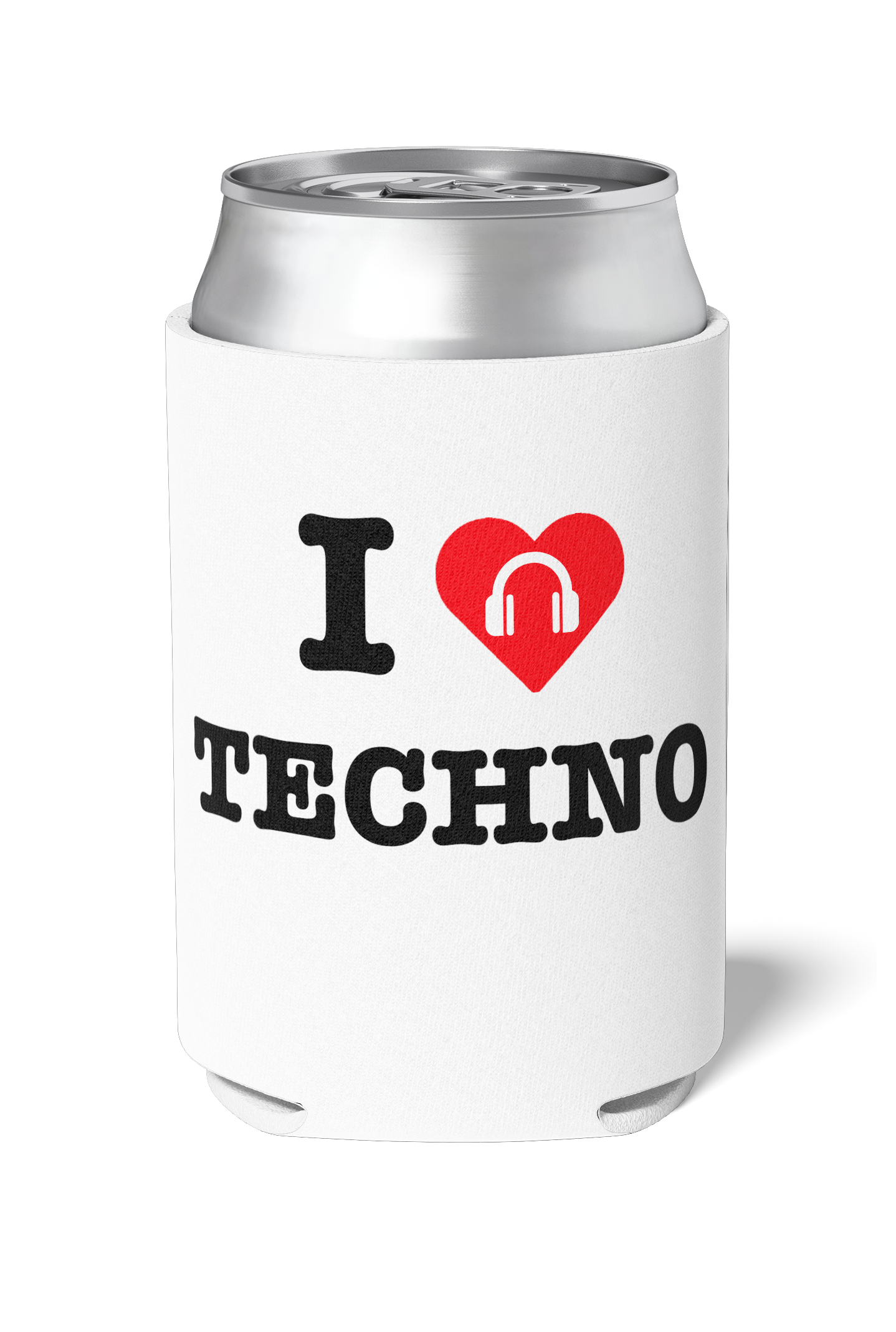 I Love Techno - White