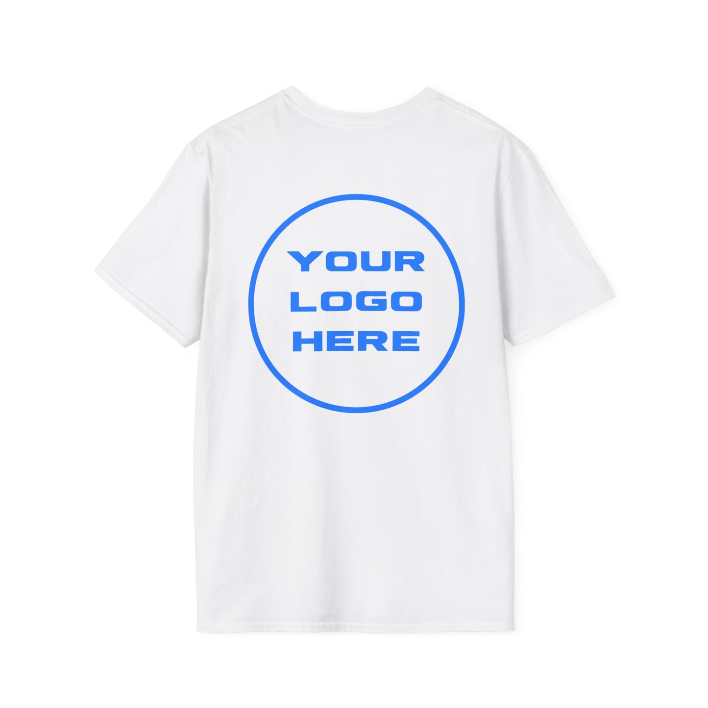 Custom Logo T-Shirt Front & Back