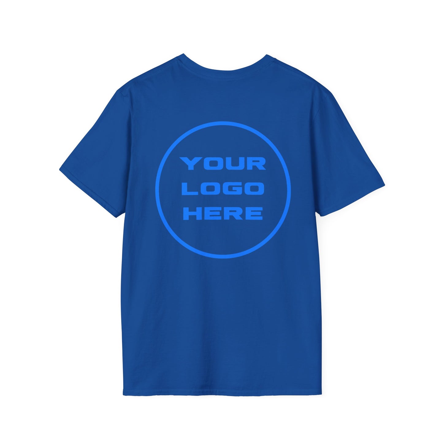 Custom Logo T-Shirt Front & Back