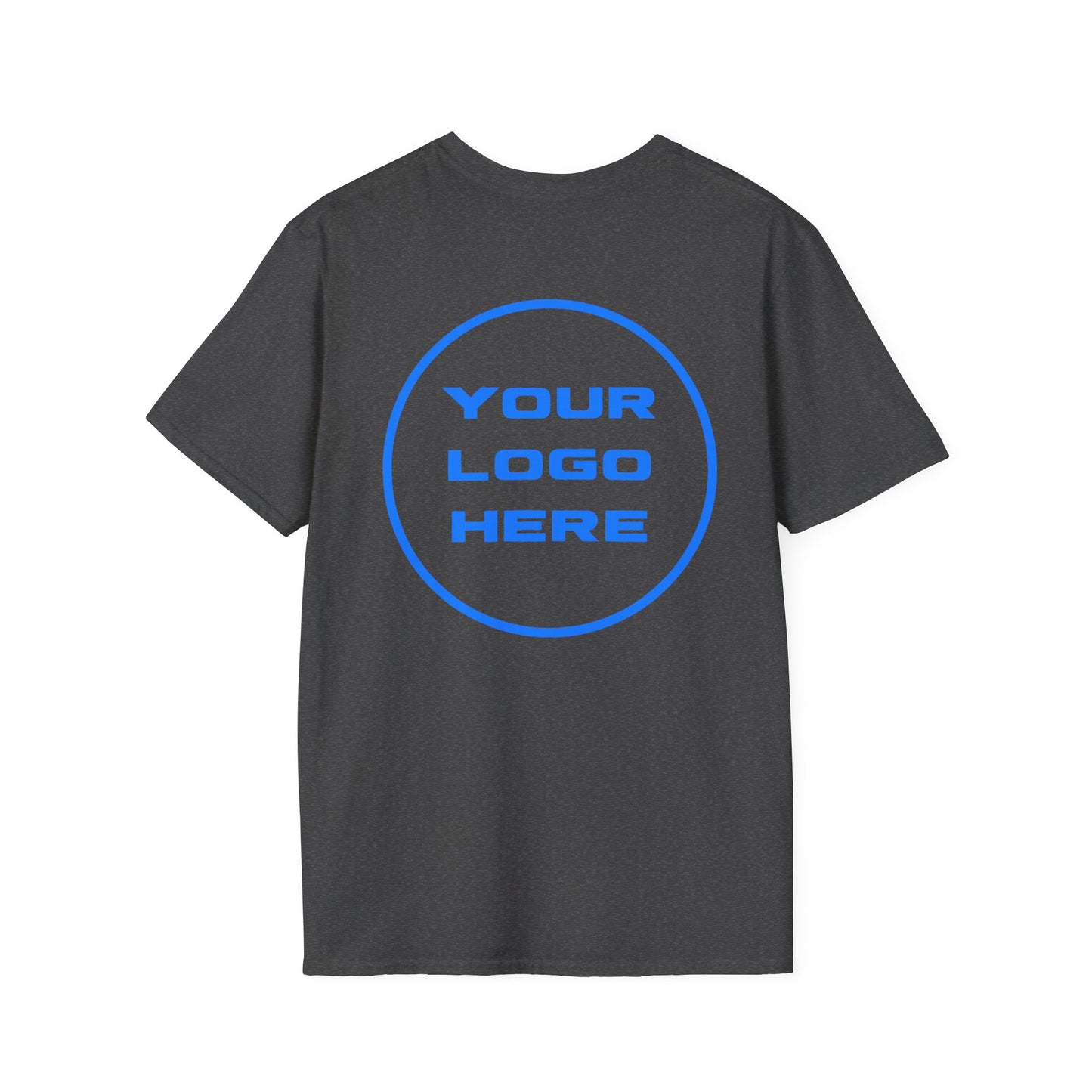 Custom Logo T-Shirt Front & Back