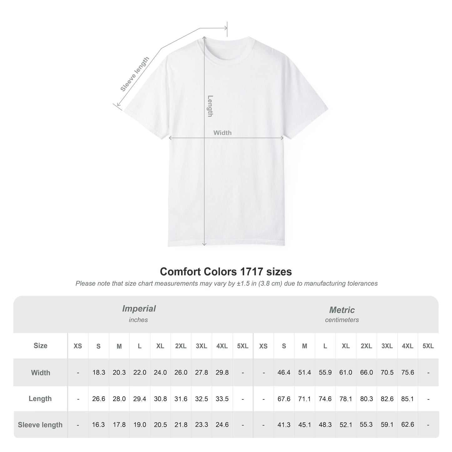 Custom Front Unisex Classic Fit T-shirt