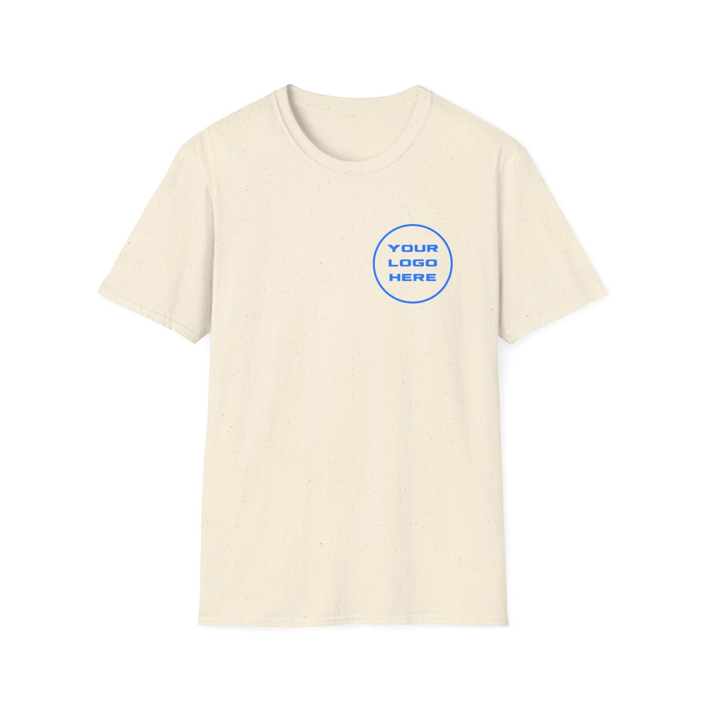 Custom Logo T-Shirt Front & Back
