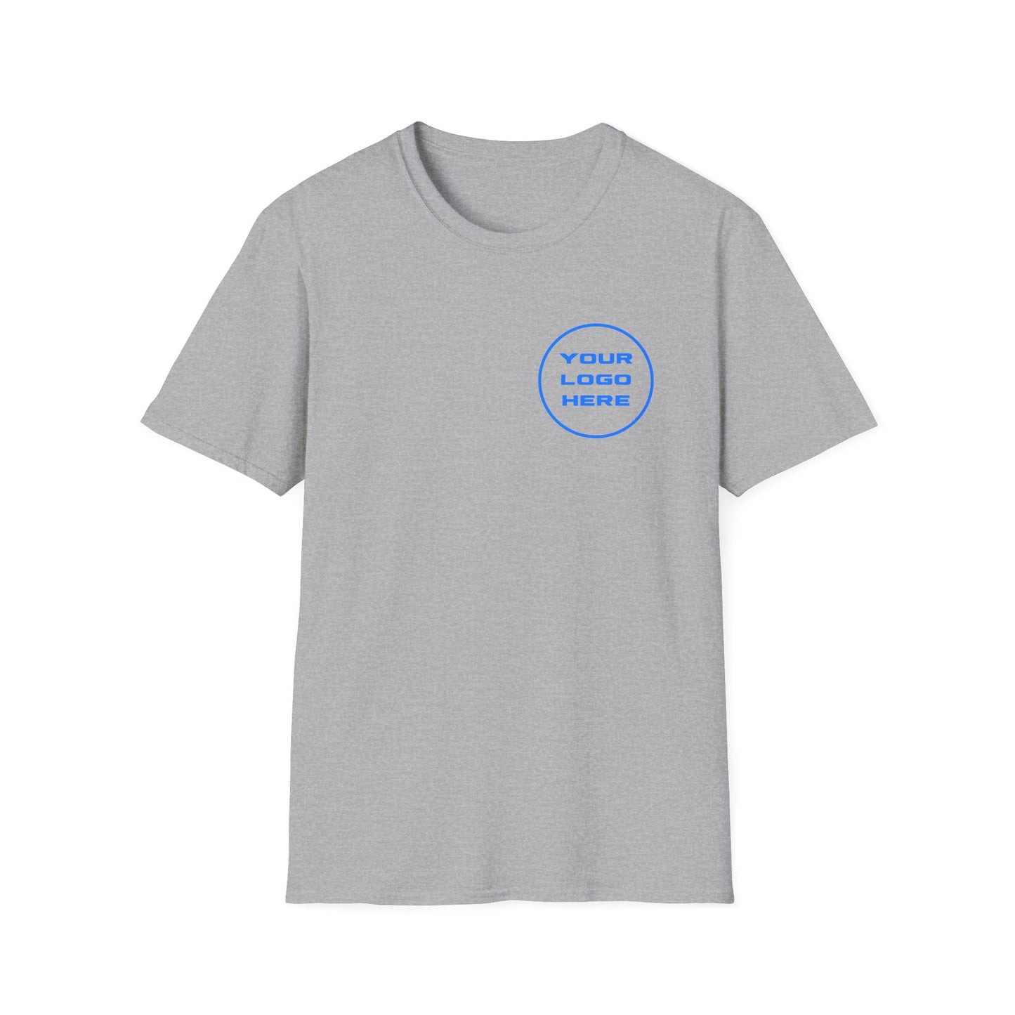Custom Logo T-Shirt Front & Back
