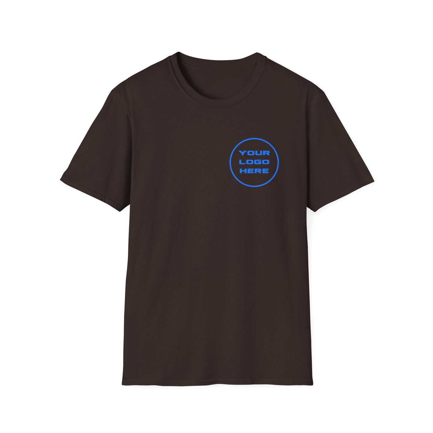 Custom Logo T-Shirt Front & Back
