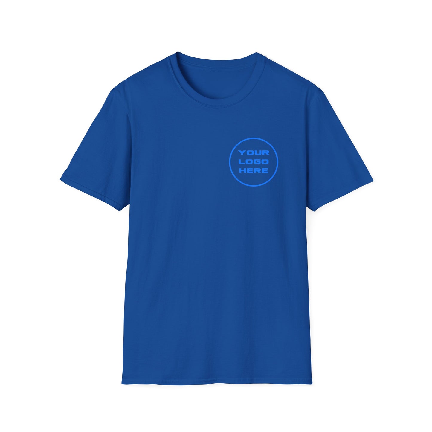Custom Logo T-Shirt Front & Back