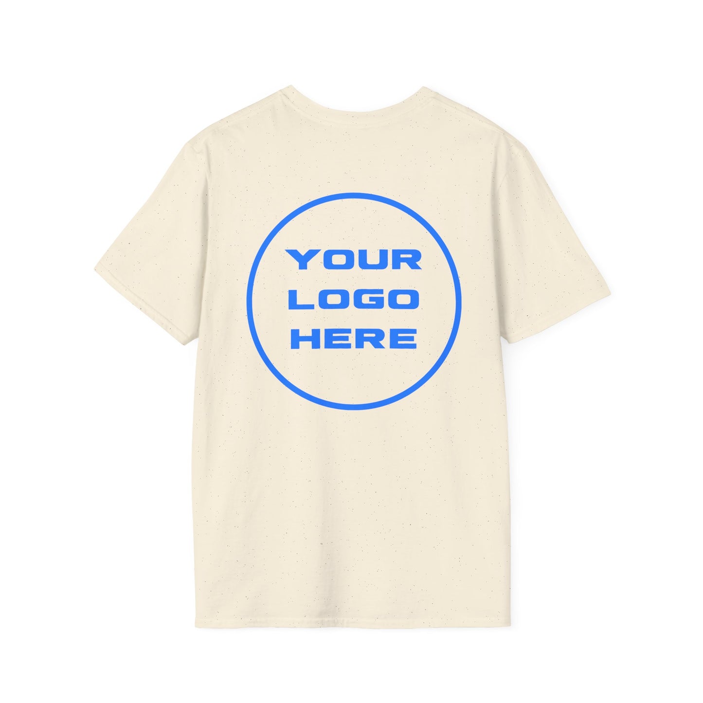Custom Logo T-Shirt Front & Back
