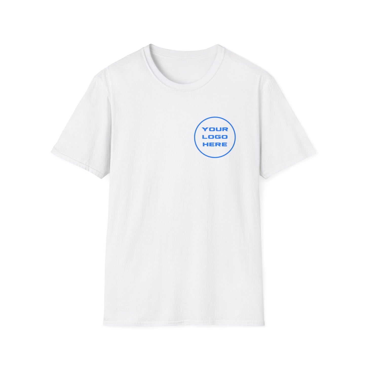Custom Logo T-Shirt Front & Back