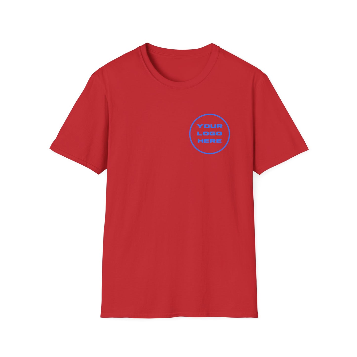Custom Logo T-Shirt Front & Back
