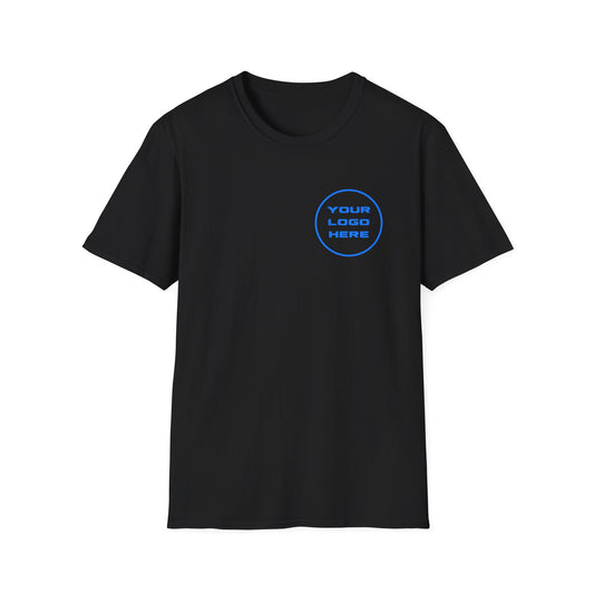 Custom Logo T-Shirt Front & Back