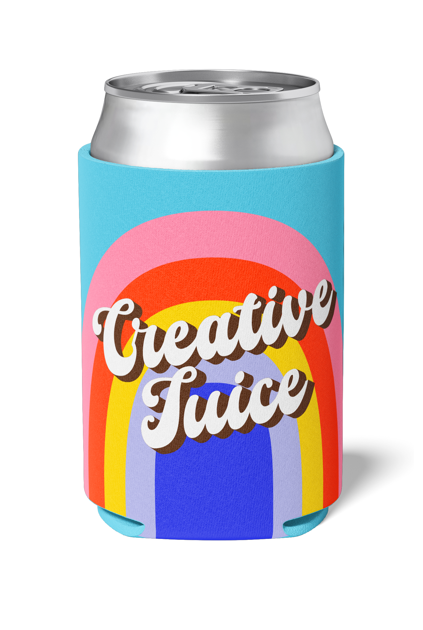 Rainbow Creative Juice neoprene koozy by killer Koozys / Stubby Holder