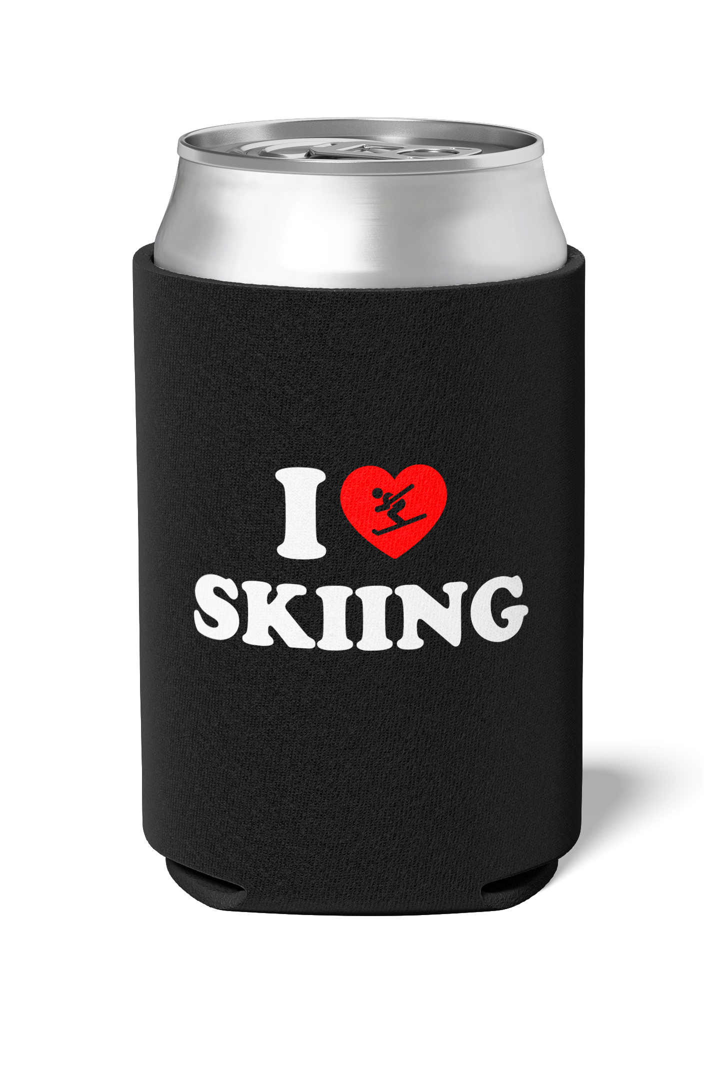 I Love Skiing - Black