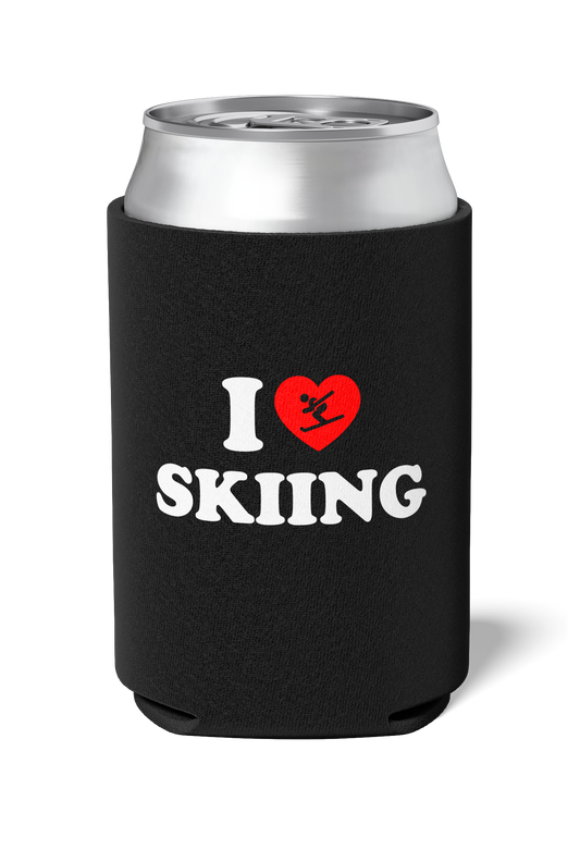 I Love Skiing - Black