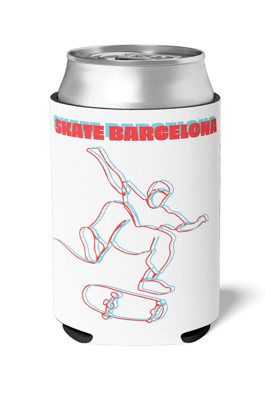 3D Skate Barcelona lines killer koozys white 