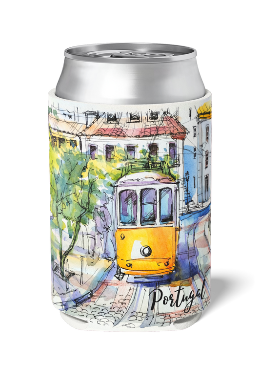 Portugal Tram Water Color