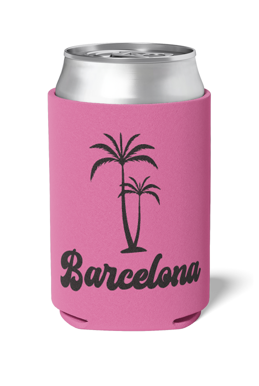 Barcelona Palm Koozy - Pink