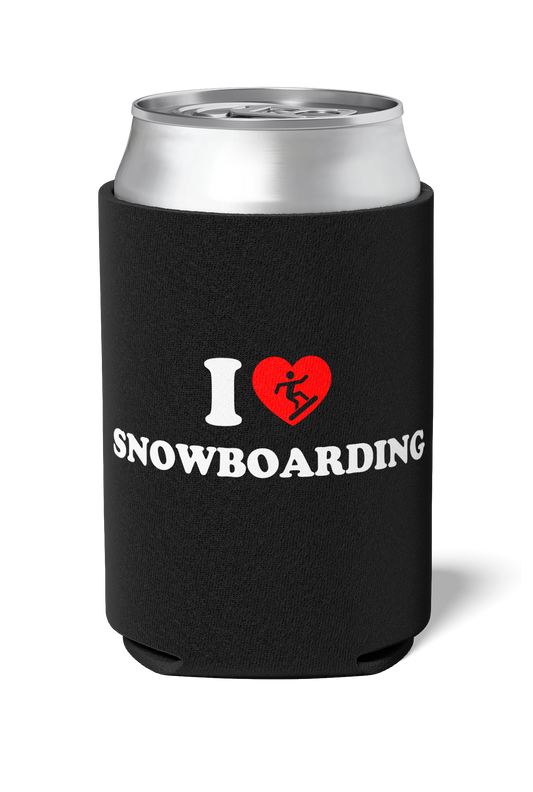 I Love Snowboarding - Black